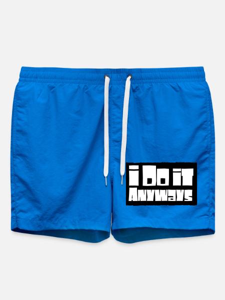 i do it anyways - Swim Trunks - cobalt blue