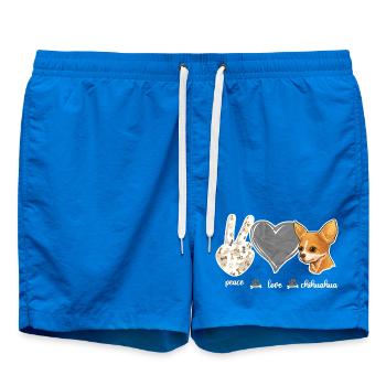 Chihuahua Chihuahueño Peace Love - Badeshorts - Cobalt blue - Vorne