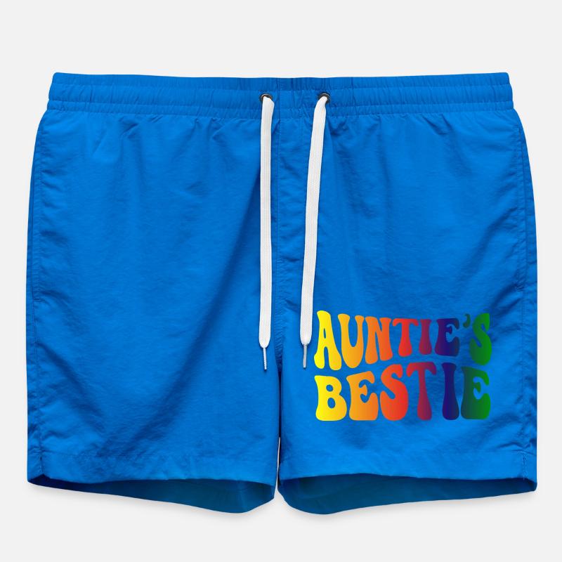 Auntie's Bestie, Nichte, Neffe Geschenkidee  - Badeshorts - Cobalt blue