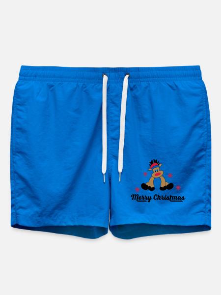 merry christmas - Swim Trunks - cobalt blue