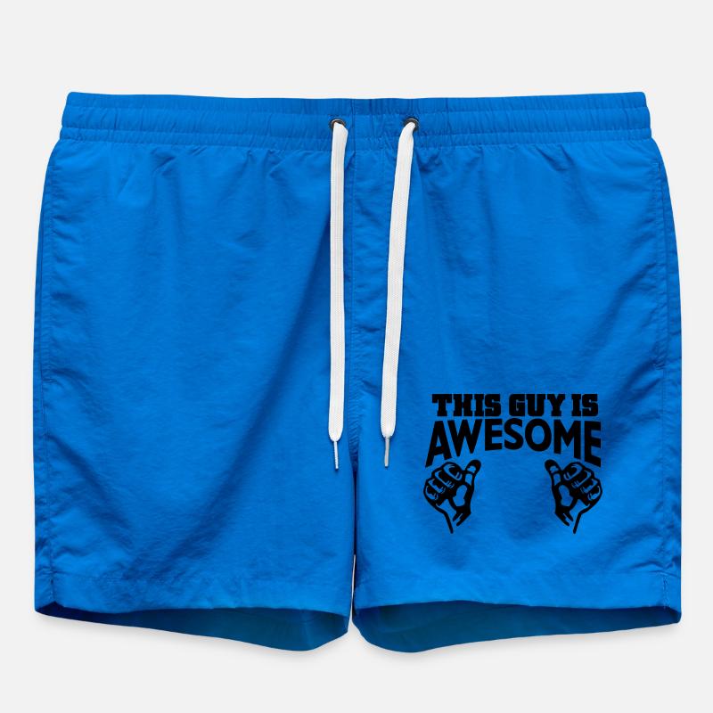 awesome - Swim Trunks - cobalt blue