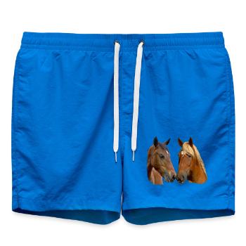 Les chevaux jumeaux s’embrassent - Short de bain - cobalt blue - Devant