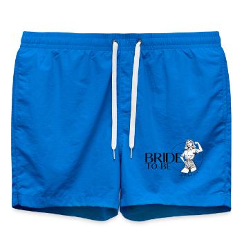 Bride to be - Bachelorette Junggesellinnen Party - Badeshorts - Cobalt blue - Vorne