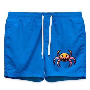 Crab Crab Zombie - Swim Trunks - cobalt blue - Front