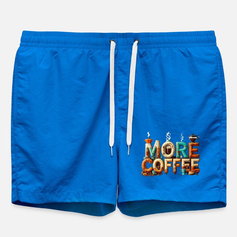 Plus de café - Short de bain - cobalt blue