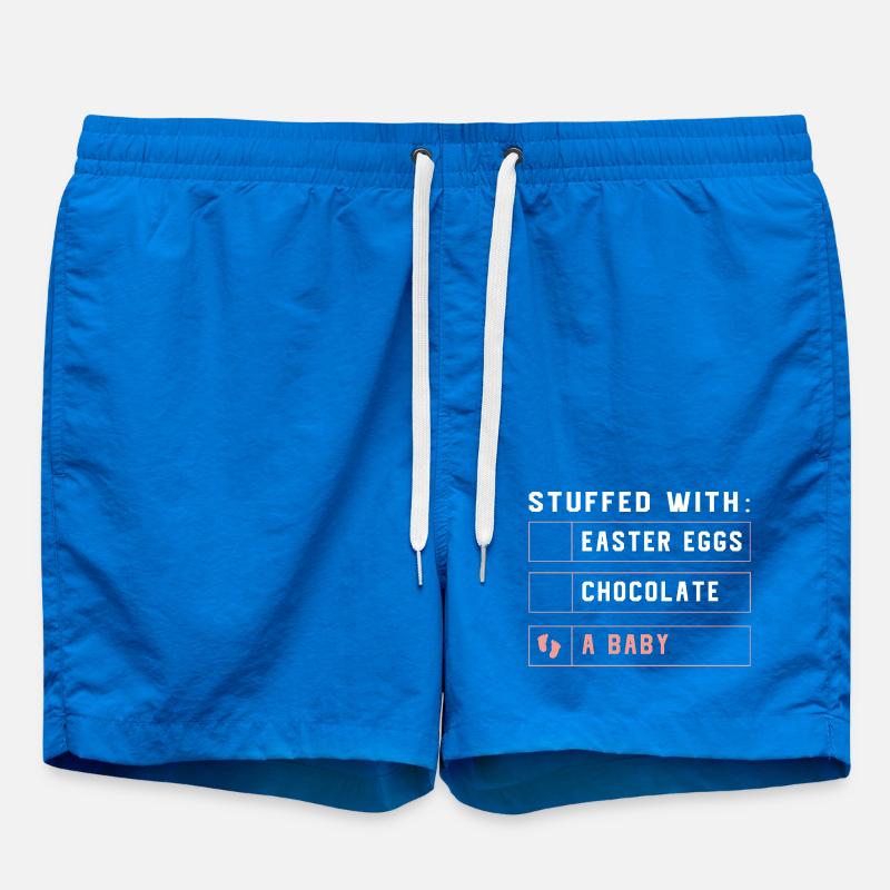 Gender Reveal Pâques Future maman - Short de bain - cobalt blue