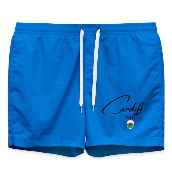 Elegantes Design Cardiff, walisischer Stolz - Badeshorts - Cobalt blue - Vorne
