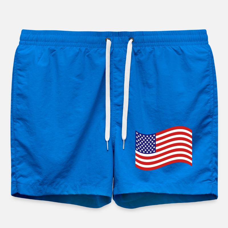 Drapeau des États-Unis - Short de bain - cobalt blue
