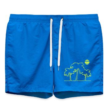 Palmen Strand Insel - Badeshorts - Cobalt blue - Vorne