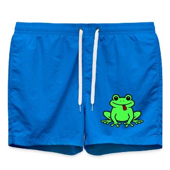 Kröte Comic Frosch - Badeshorts - Cobalt blue - Vorne