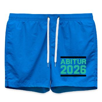 Abitur 2026 Abschluss – Raues Finish - Badeshorts - Cobalt blue - Vorne
