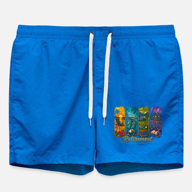 Retraite drôle - Short de bain - cobalt blue