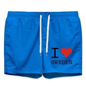J’AIME LA SUÈDE Schweden - Short de bain - cobalt blue - Devant