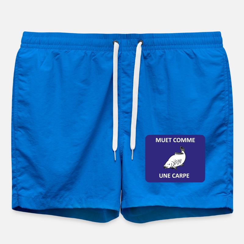Silent as a carp - Swim Trunks - cobalt blue