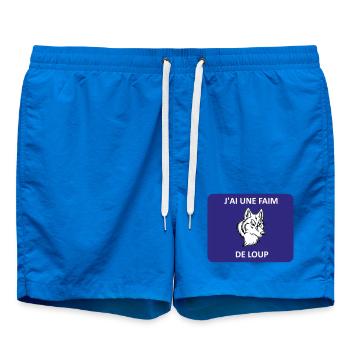 I'm hungry like a wolf - Swim Trunks - cobalt blue - Front