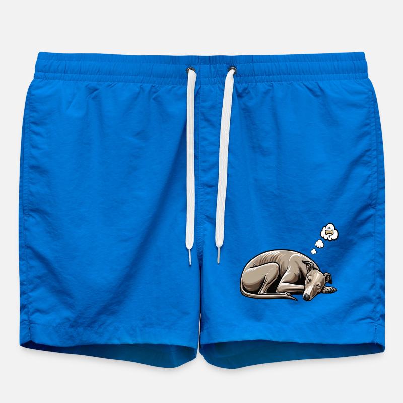 Whippet Greyhound Whippets Propriétaire de lévrier - Short de bain - cobalt blue