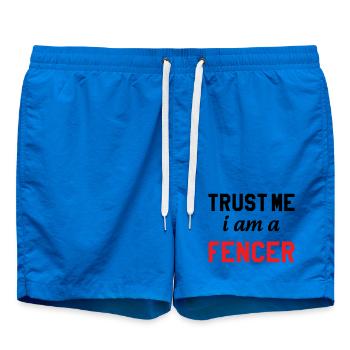 Glaub mir, ich bin Profi-Fechter - Badeshorts - Cobalt blue - Vorne