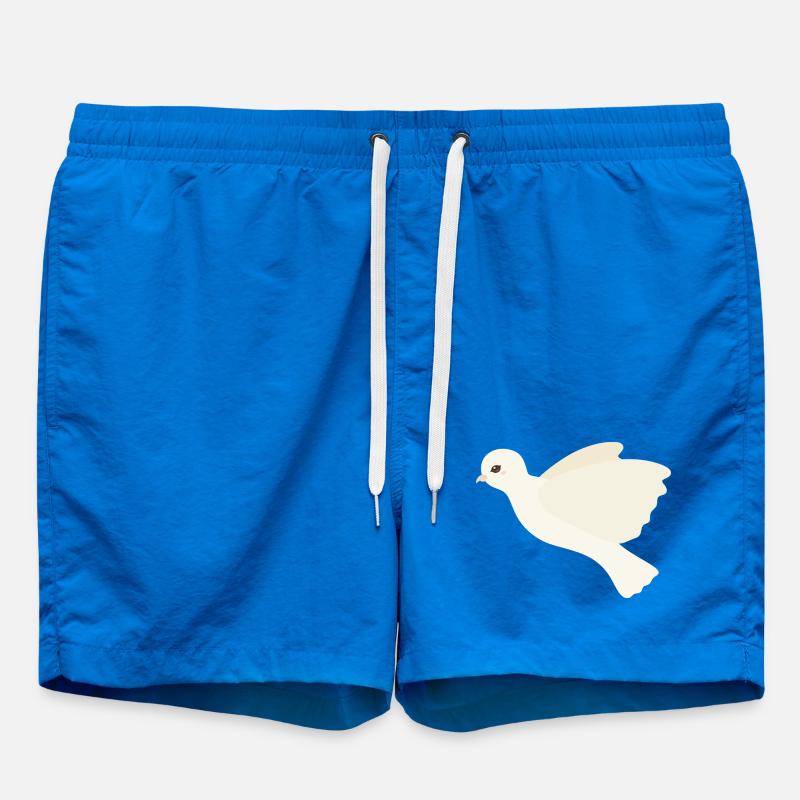 Colombe d’ivoire en vol - Short de bain - cobalt blue