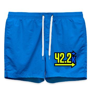 Fier arrivant au marathon 42,2 km - Short de bain - cobalt blue - Devant