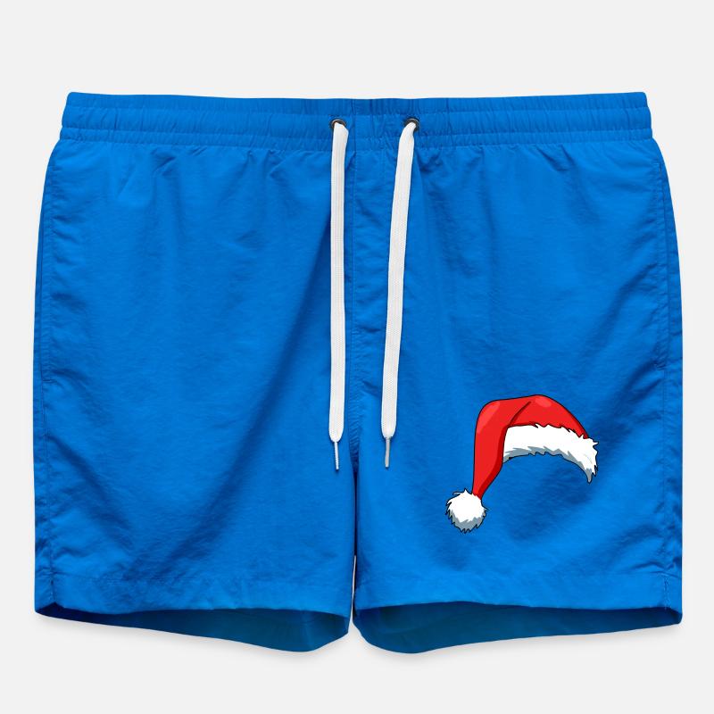 Santa hat - Swim Trunks - cobalt blue