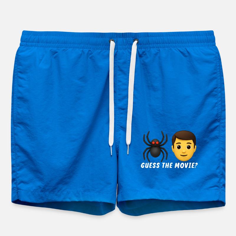 Spider and Human Design - Swim Trunks - cobalt blue