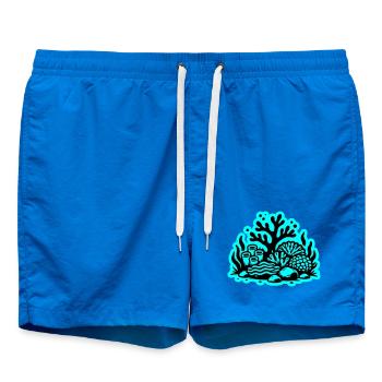 Icône corallienne de l’océan récif corallien - Short de bain - cobalt blue - Devant