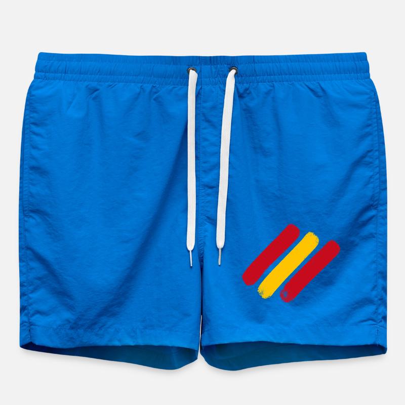 Espagne - Bandes de drapeau - Short de bain - cobalt blue