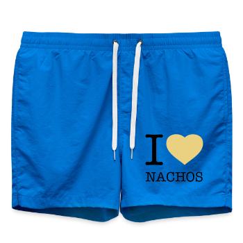 I LOVE NACHOS - Swim Trunks - cobalt blue - Front