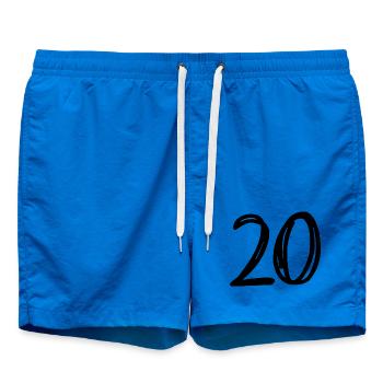 20. 20 ANS. 20e ANNIVERSAIRE. ANNIVERSAIRE 20 ANS. - Short de bain - cobalt blue - Devant