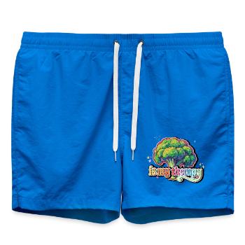 Broccoli is my therapy - Swim Trunks - cobalt blue - Front