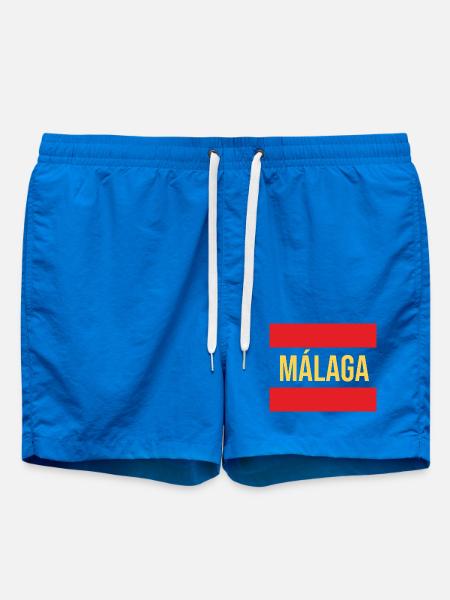 Málaga Regional Flag Design - Swim Trunks - cobalt blue