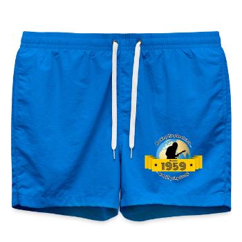 66. Anniversaire Secouant cette planète depuis 11/1959 - Short de bain - cobalt blue - Devant