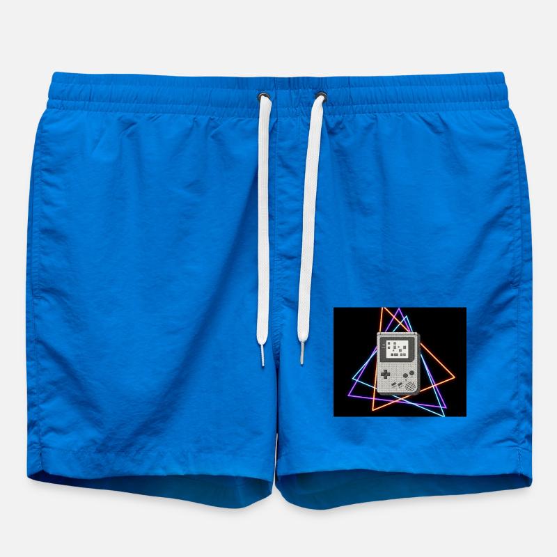 Console de jeu rétro Neon - Short de bain - cobalt blue