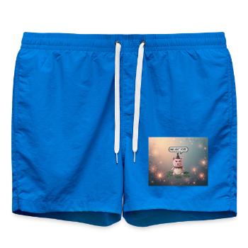 Knuddel-Pig: Nah. Nicht Heute - Badeshorts - Cobalt blue - Vorne