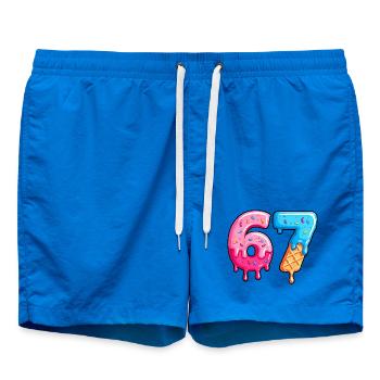 Caractères Sweet 6-7 Dessert Font - Short de bain - cobalt blue - Devant