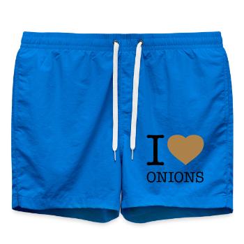 J’AIME LES OIGNONS Zwiebeln - Short de bain - cobalt blue - Devant