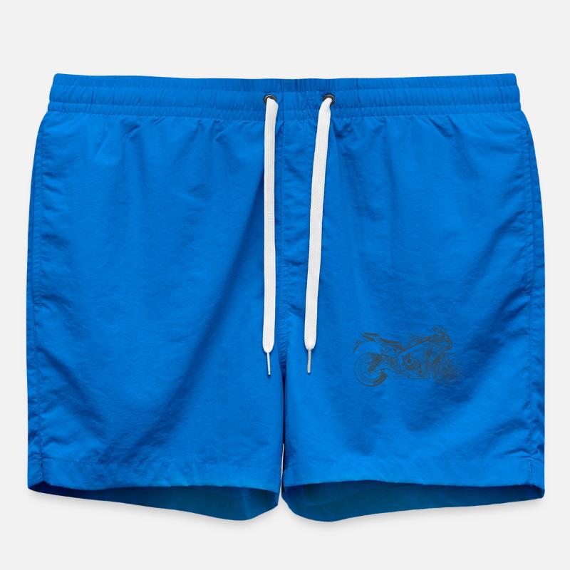 Motorcycle - Swim Trunks - cobalt blue