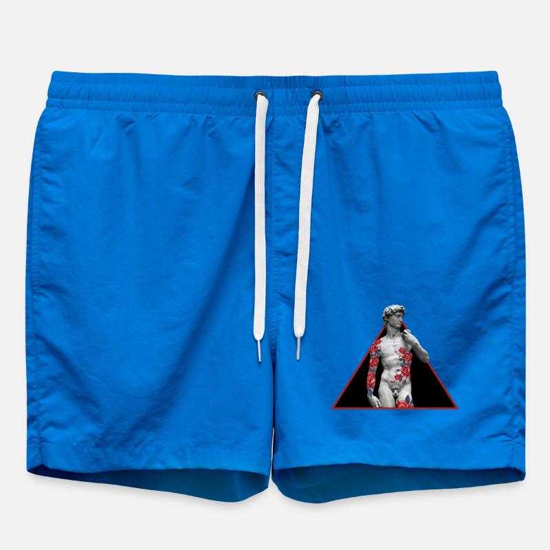 David Rose Tattoo - Short de bain - cobalt blue