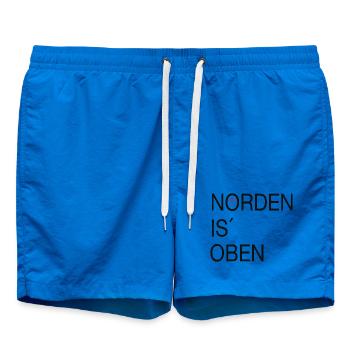 Norden is oben - Badeshorts - Cobalt blue - Vorne