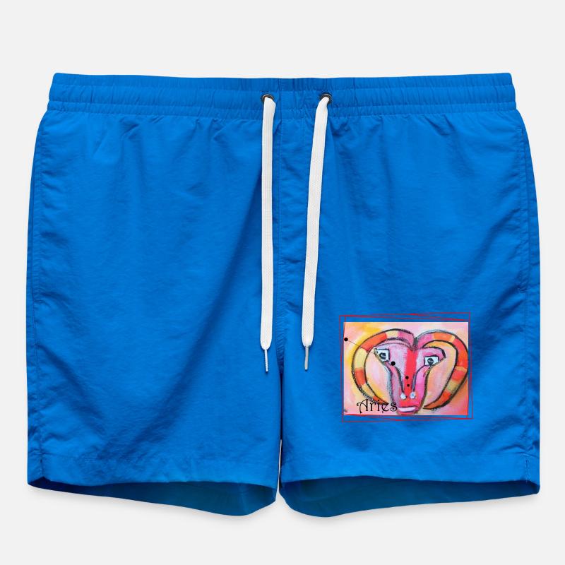 Bélier, Arc-en-ciel, Art céleste - Short de bain - cobalt blue