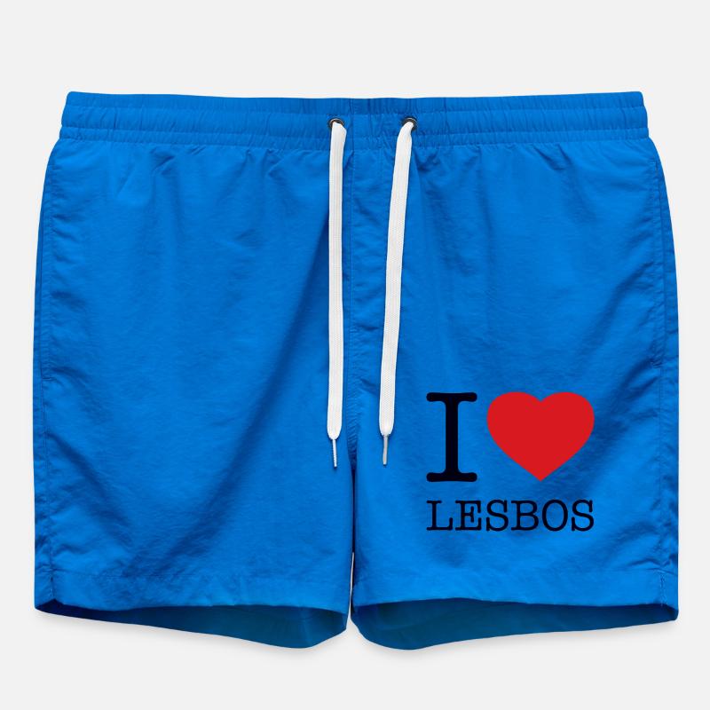 J’ADORE LESBOS - Short de bain - cobalt blue