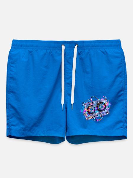 Neon Kassette - Badeshorts - Cobalt blue