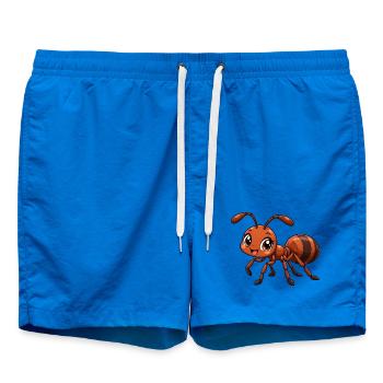 Ameise Kawaii Style – Süßes kleines Insekt - Badeshorts - Cobalt blue - Vorne - AI Model Male 185 light (185cm)