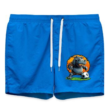 Hippopotames Football / Footballeurs Hippopotame - Short de bain - cobalt blue - Devant