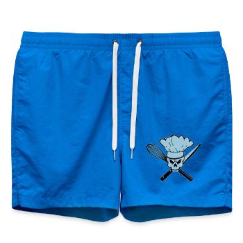 Cuire le crâne du pirate ou du rebelle - Short de bain - cobalt blue - Devant