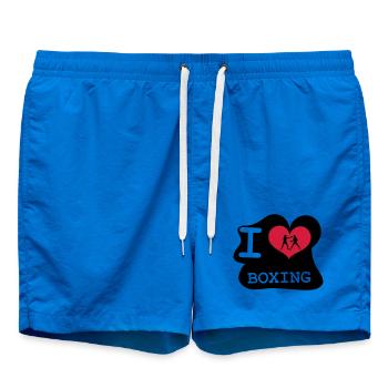 I Love Boxing - Badeshorts - Cobalt blue - Vorne