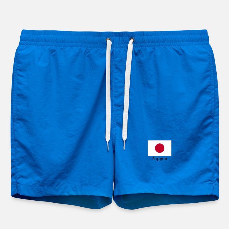 Conception du drapeau japonais - Short de bain - cobalt blue
