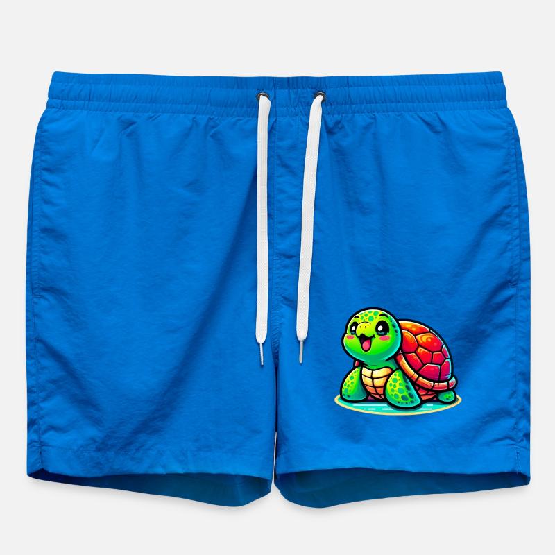 Turtle - Swim Trunks - cobalt blue
