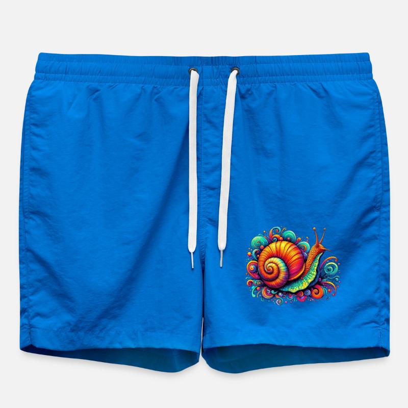 Snail - Swim Trunks - cobalt blue