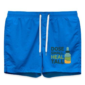Homeopathy Dose Small Heal Tall Professional  - Swim Trunks - cobalt blue - Front